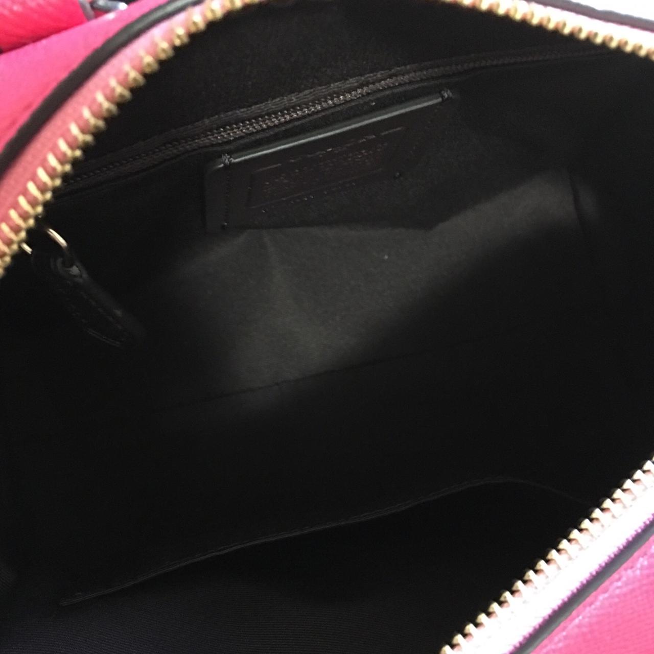 Coach f41343 mini bennett satchel pink petal signature debossed