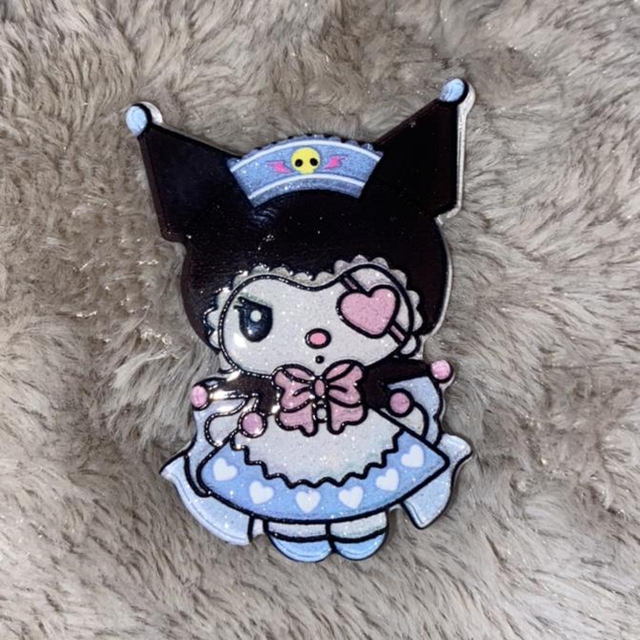 Kuromi x My Melody bffs4evr soft enamel pin bundle - Depop