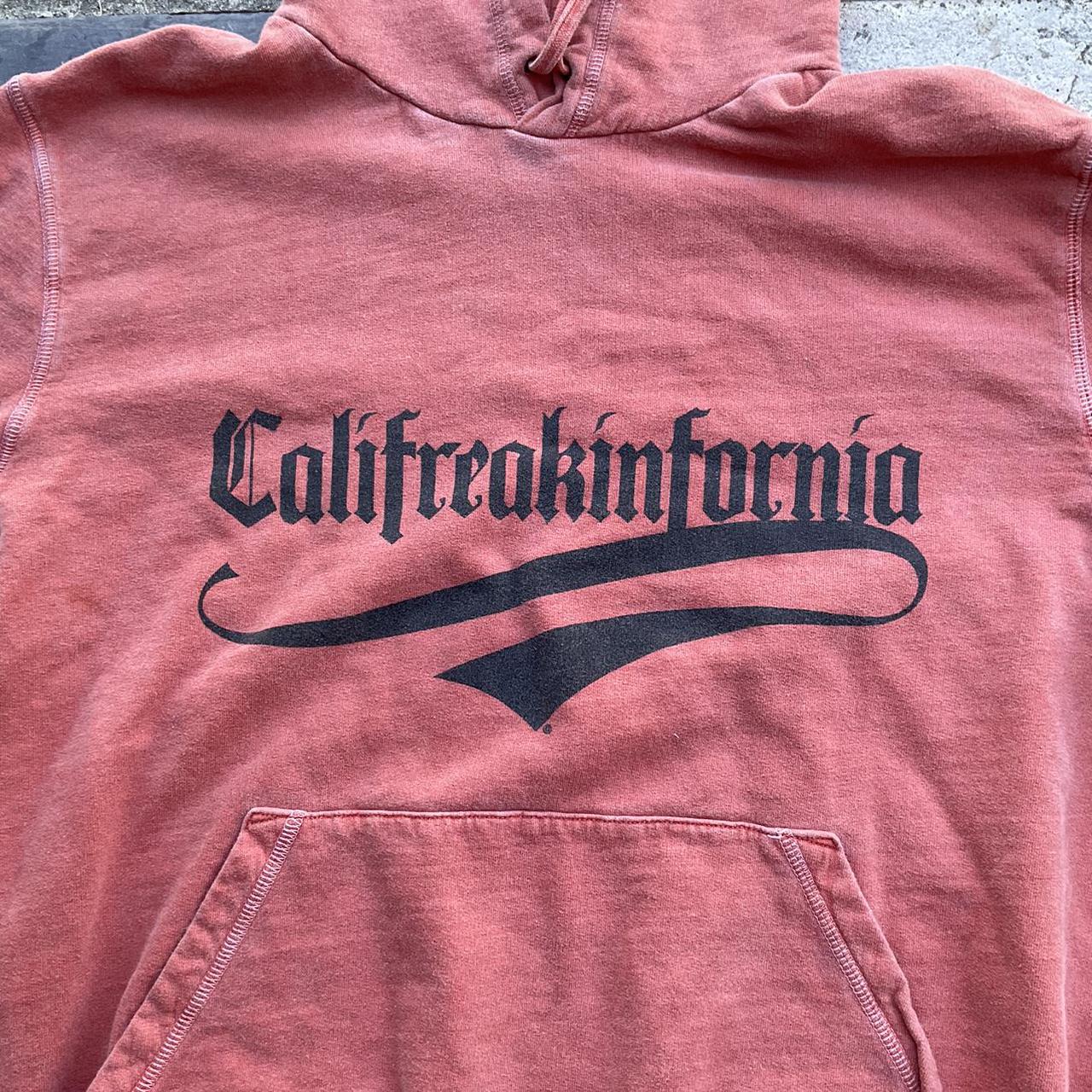 Juicy Couture Men's Orange Hoodie Depop