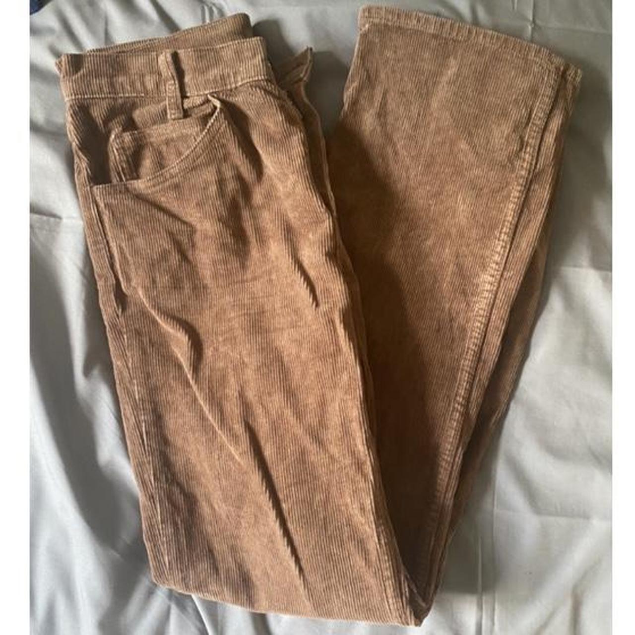 Brandy Melville Women's Tan and Brown Jeans Depop
