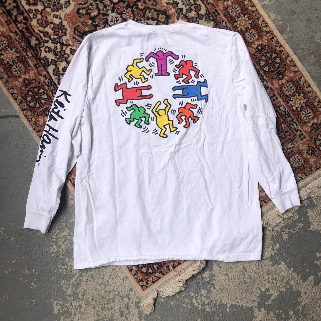 Super cool authentic Keith Haring brand long sleeve... - Depop