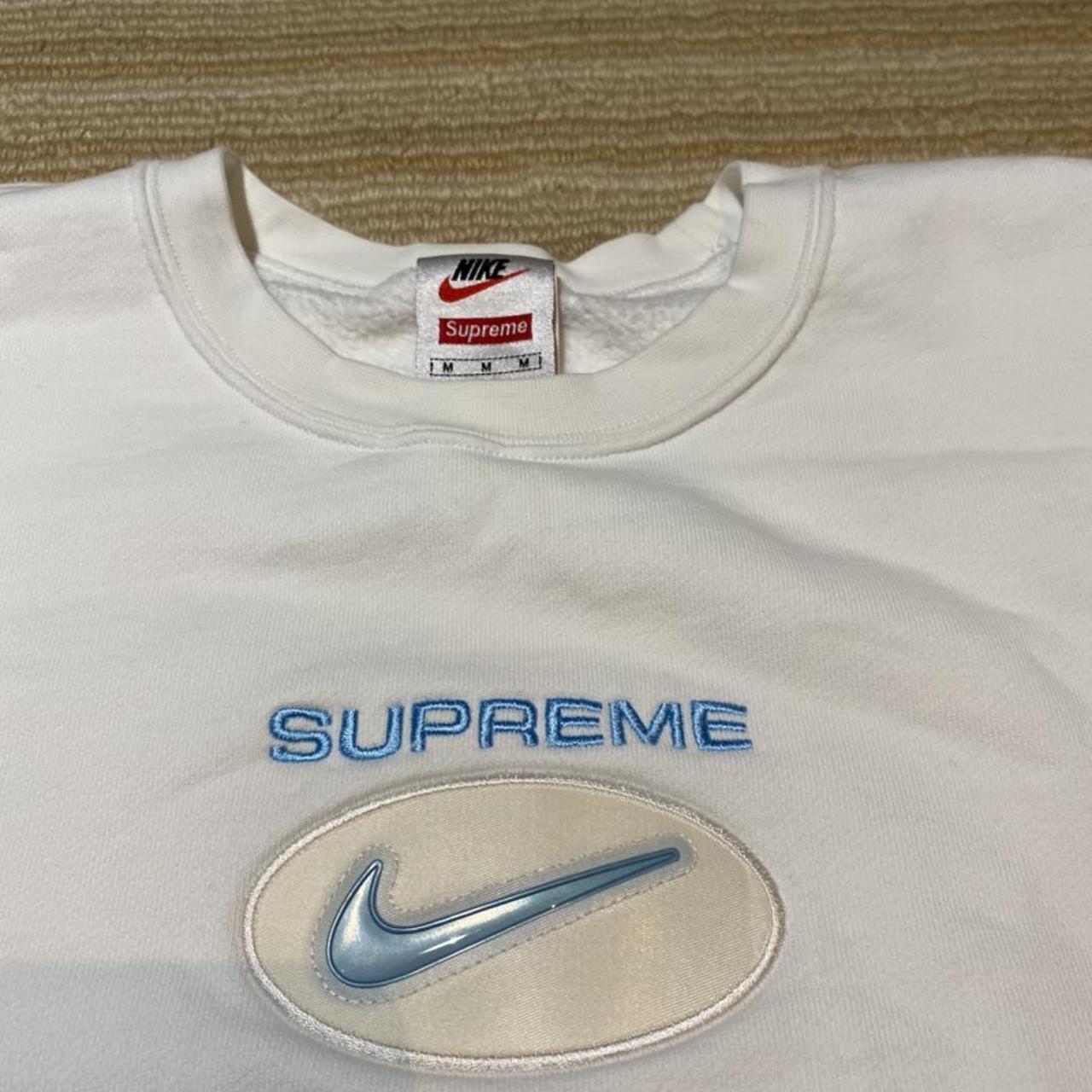Supreme Nike Jewel Crewneck Small stain showed in... - Depop