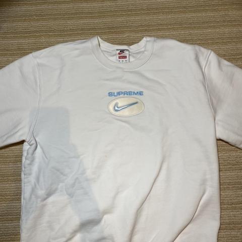 Supreme Nike Jewel Crewneck Small stain showed in... - Depop