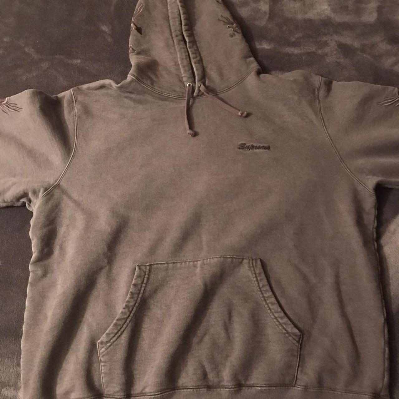 Supreme overdyed cheap dragon hoodie