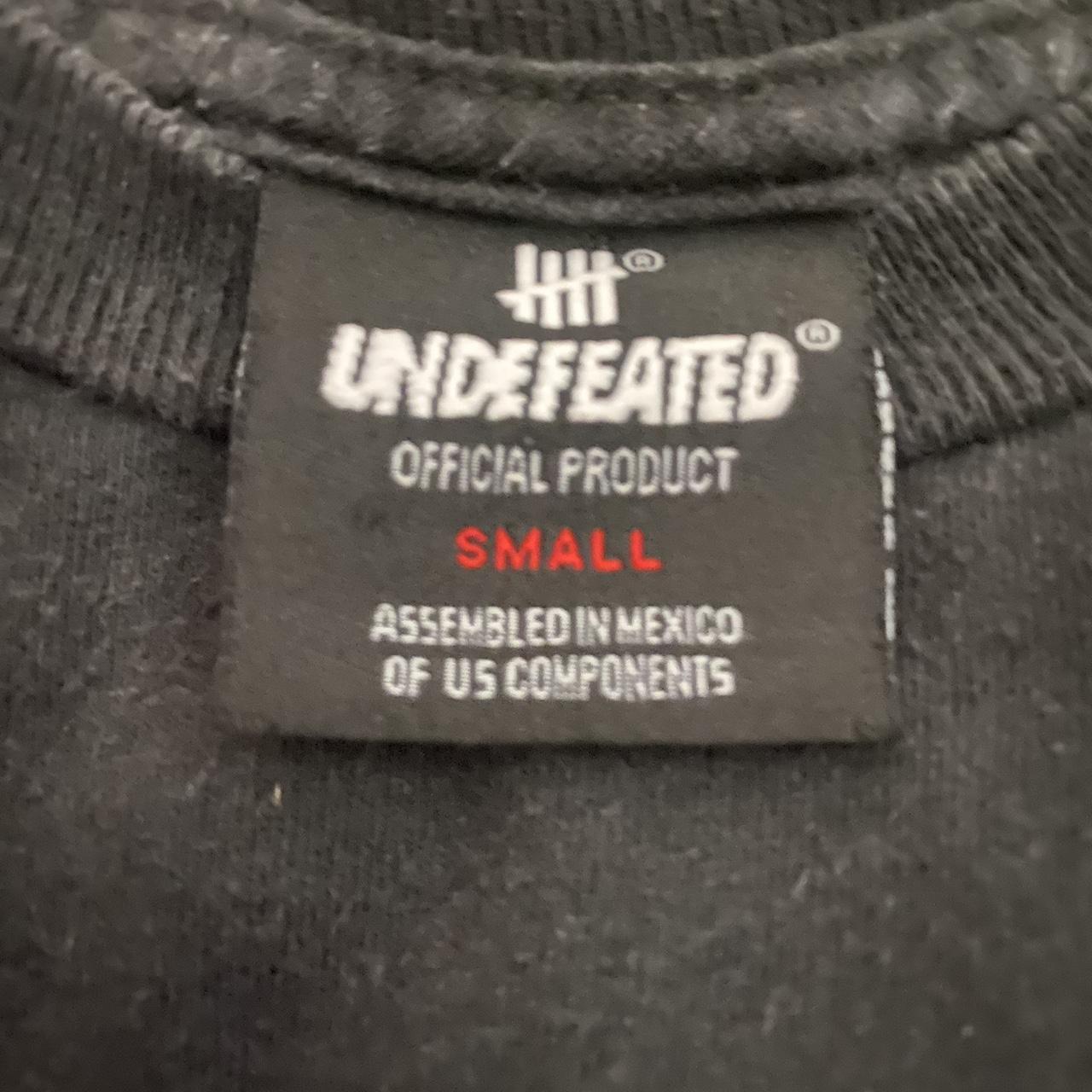 Undefeated Men's Black and White T-shirt (3)