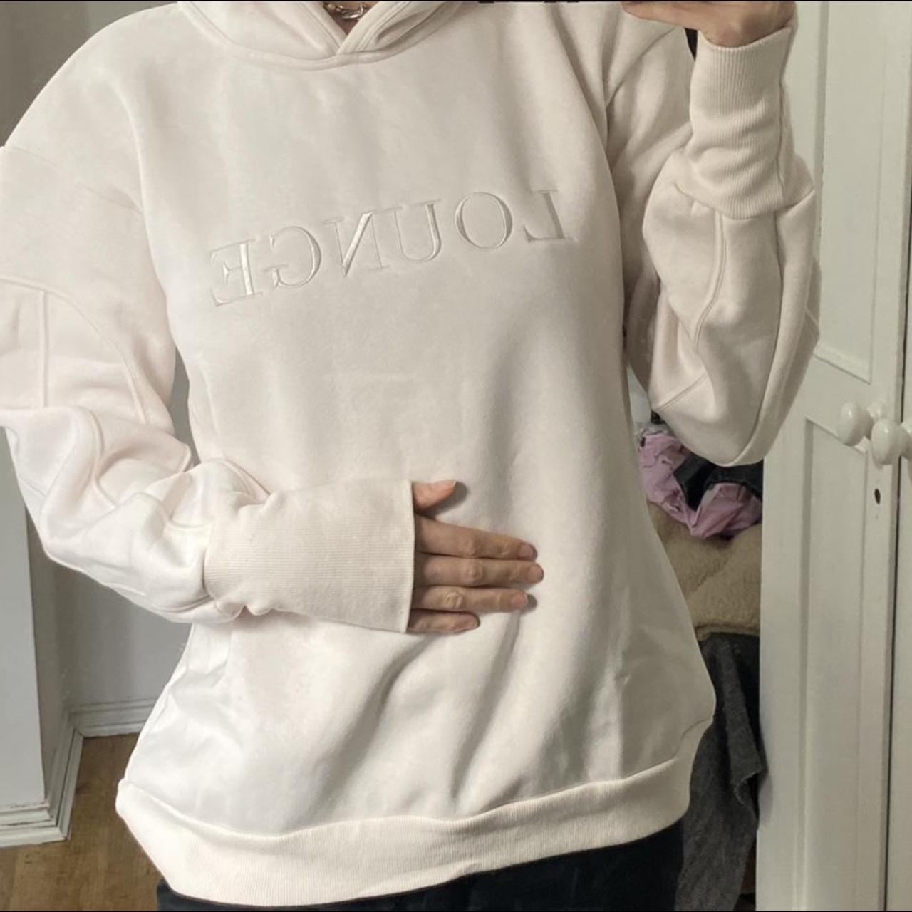 🐑 Lounge Cream Logo Hoodie 🐑 Gorgeous Cream Colour,... - Depop