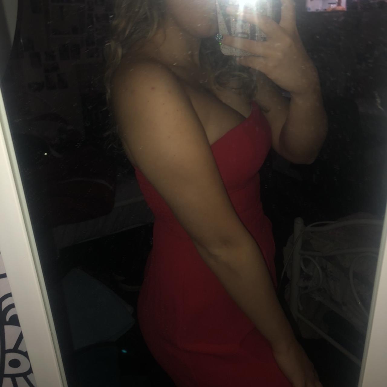 •DEEP RED JUMPSUIT ️💋🍒 •SIZE 8 •PURCHASED FOR $70... - Depop