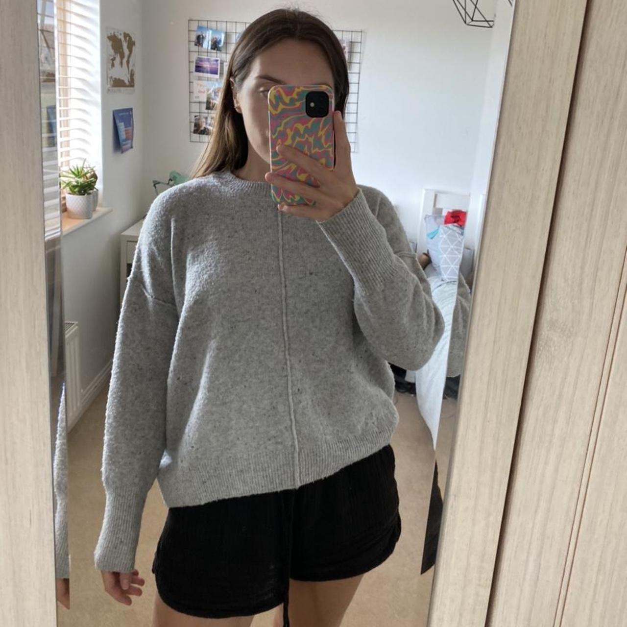 Grey fluffy knit jumper 🐩, Super soft knit