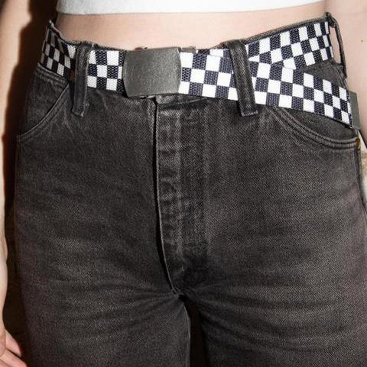 Checkered brandy Melville belt Depop