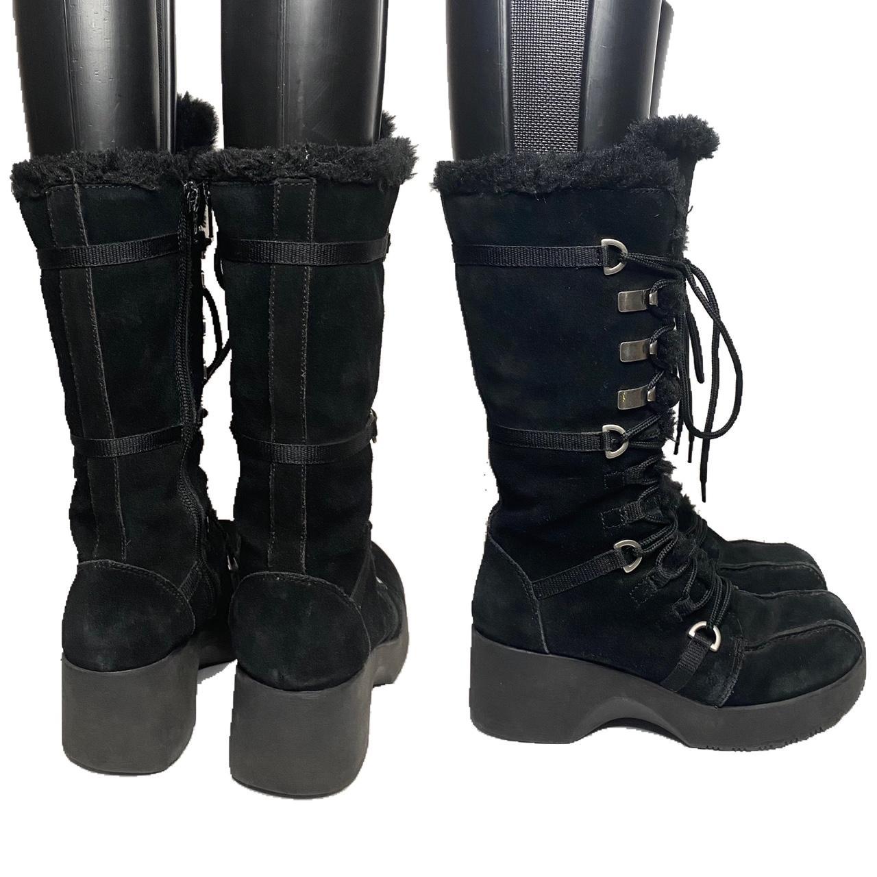 Aldo Y2K Fur Platform Boots Size 36 (women’s... - Depop