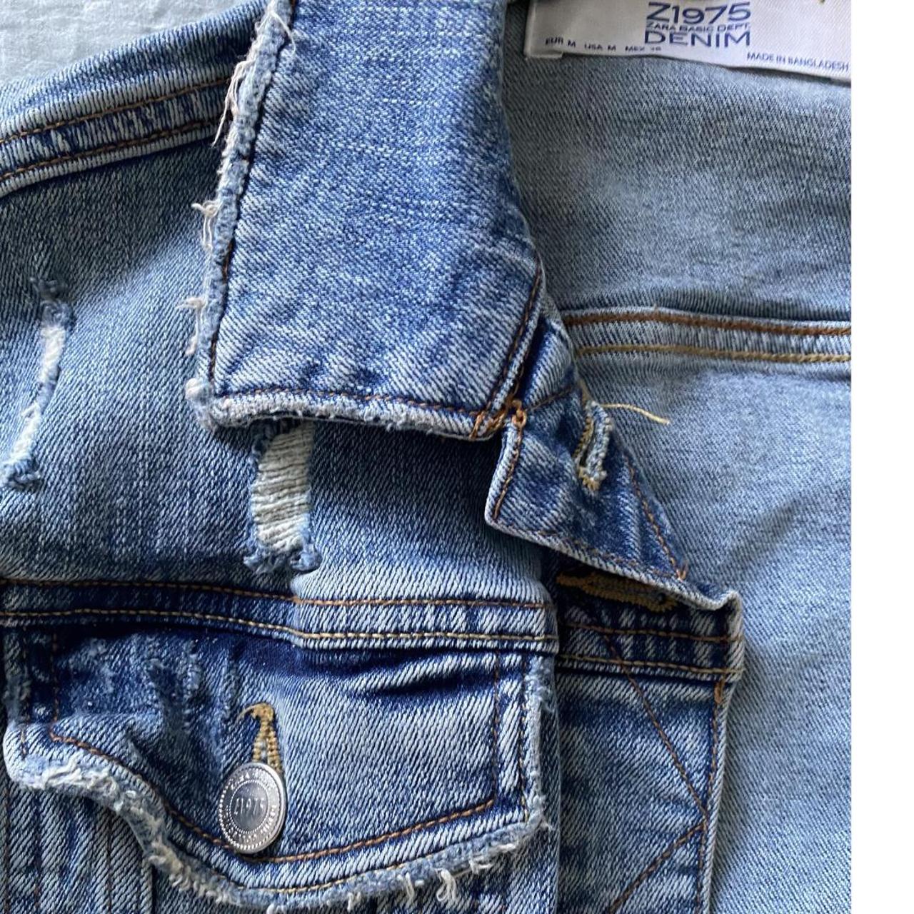 ZARA Z1975 Denim | Zara Basic Denim Dept. EUR M |... - Depop