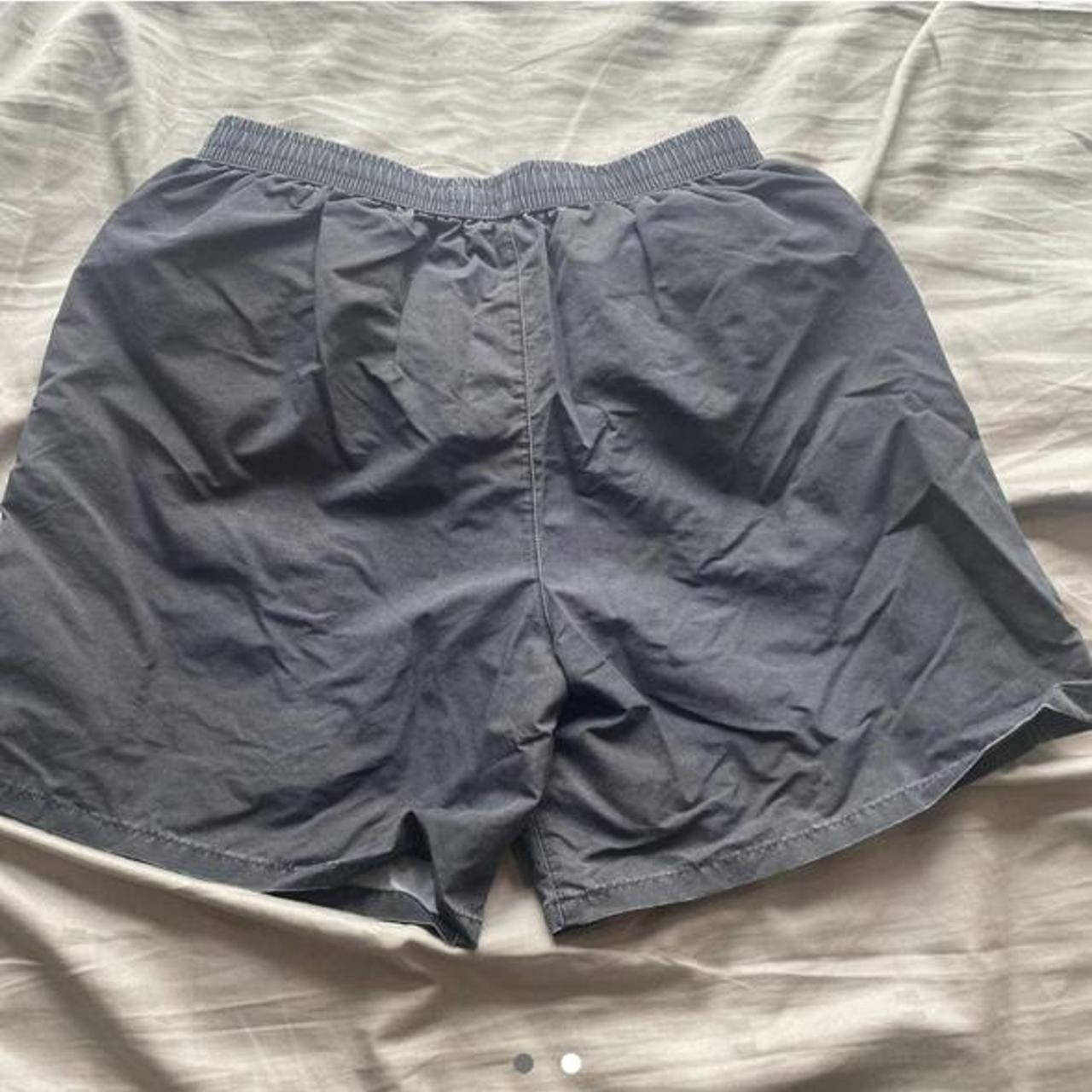 Urban Outfitters Men's Black and Grey Swim-briefs-shorts | Depop