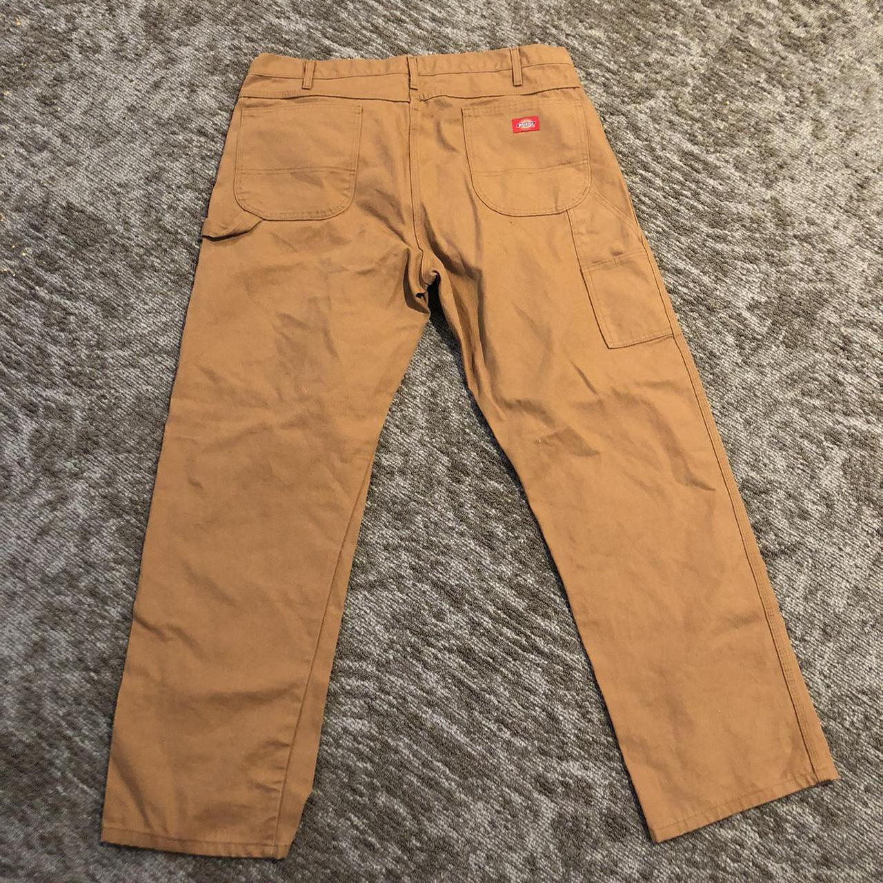 Vintage Dickies Khaki Pants Unisex Condition 9/10... - Depop