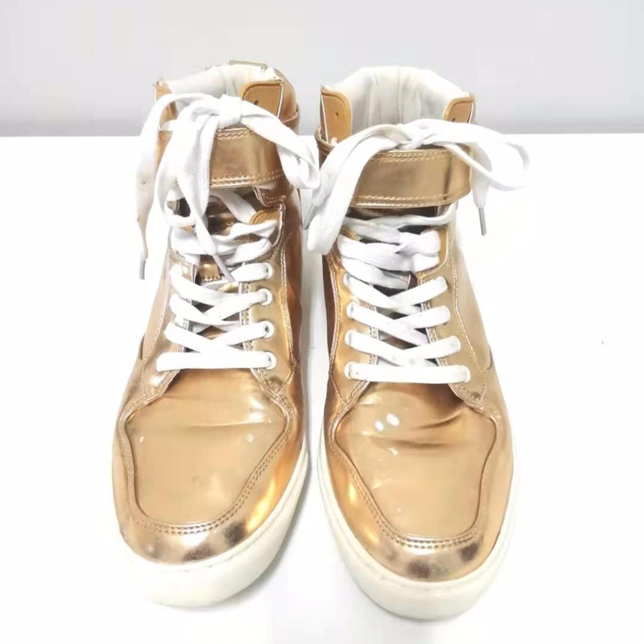 Asos gold trainers online