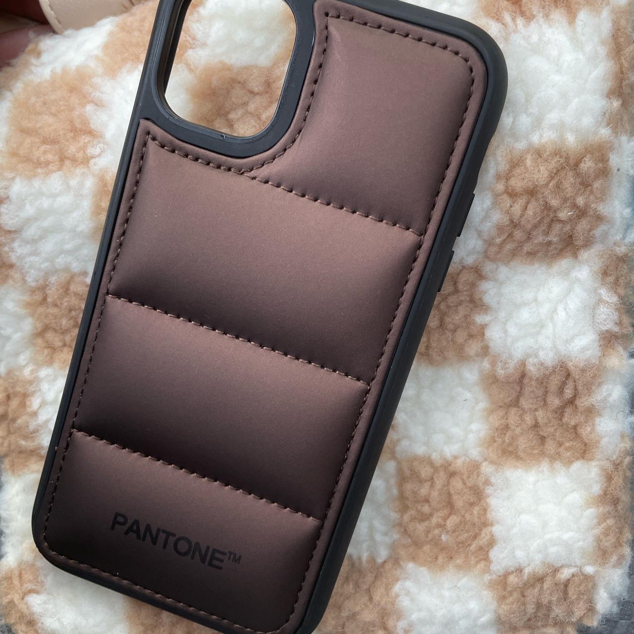 PANTONE Brown Puffer Phone Case. FITS iPHONE 11