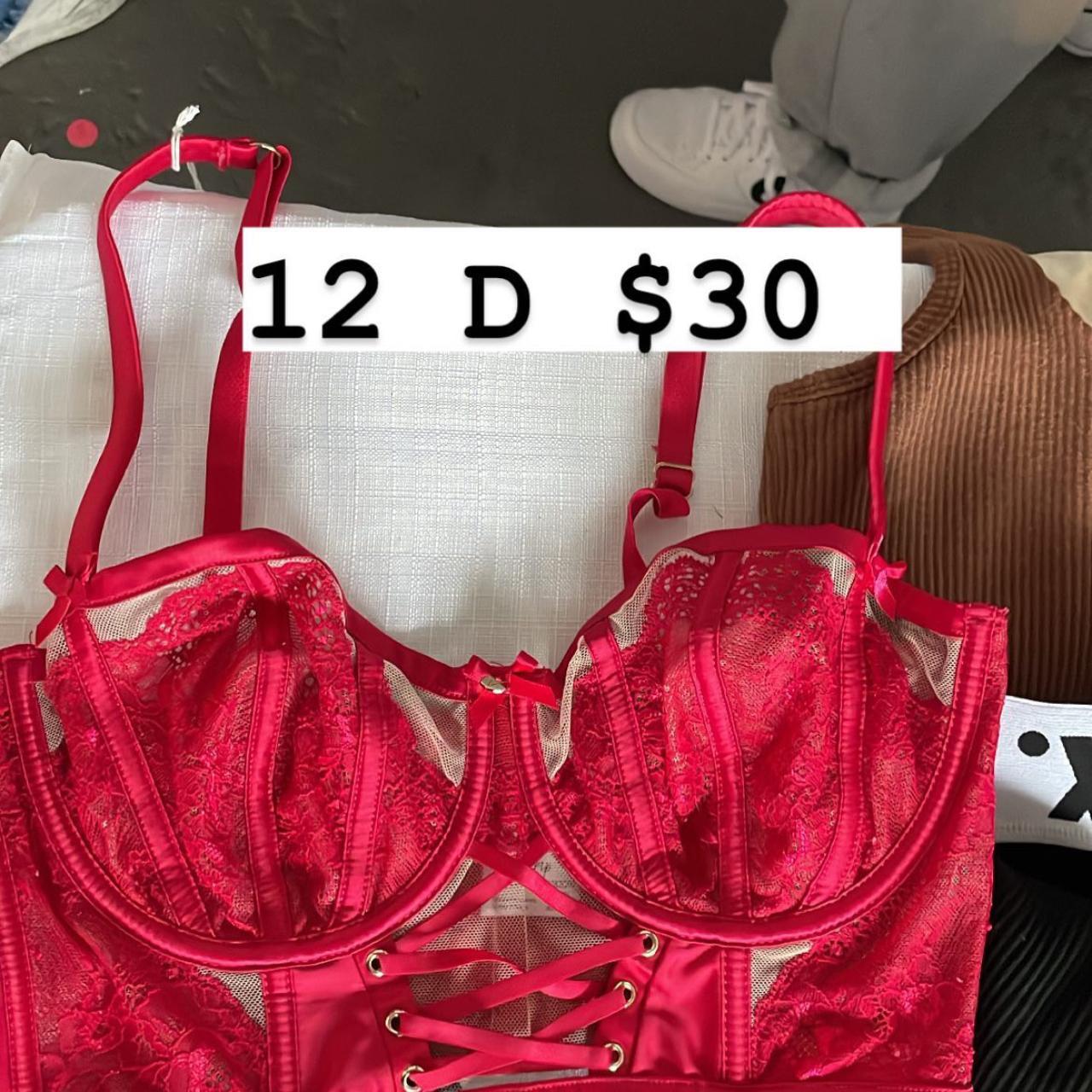 12D BUSTIER bras and things and matching undies... Depop