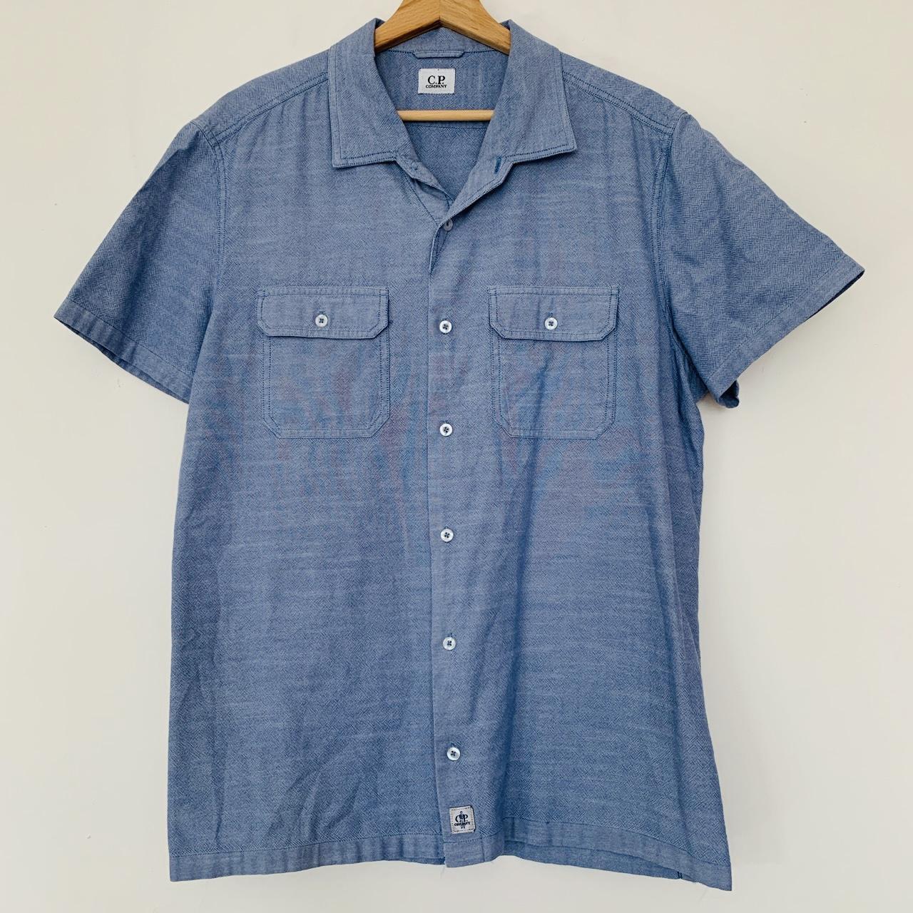 Vintage CP Company Shirt. Short Sleeve 100% Cotton... - Depop