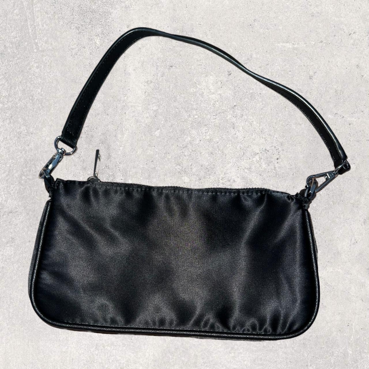 Zara satiny shoulder discount bag