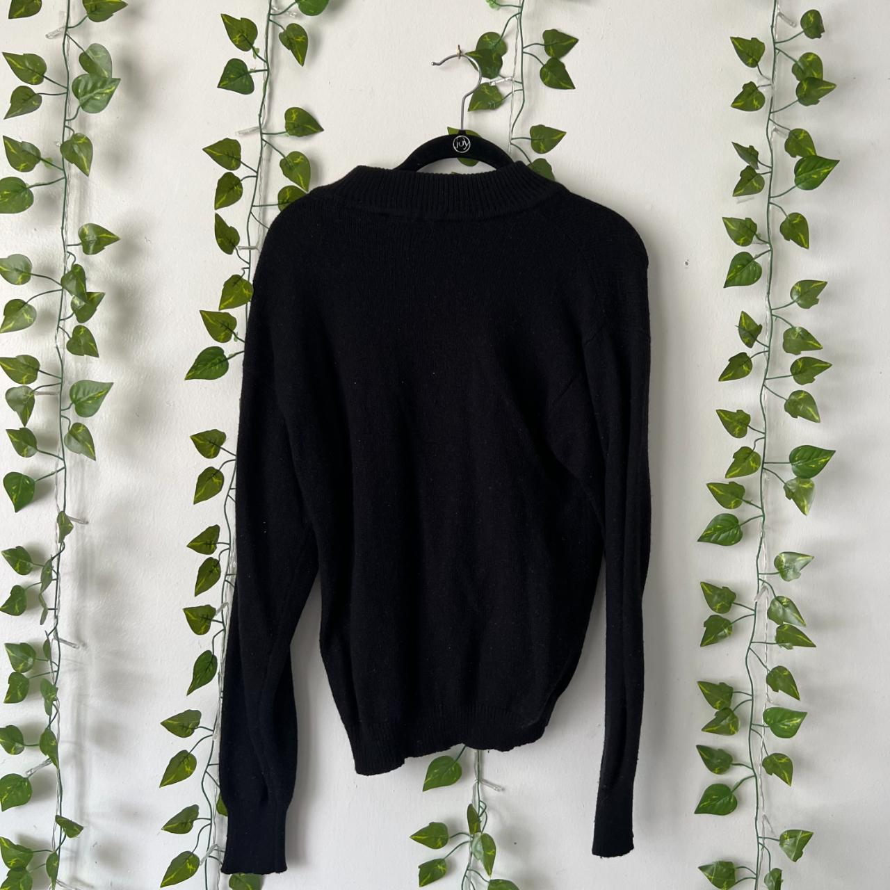 black Brandy Melville pullover sweater New with... Depop