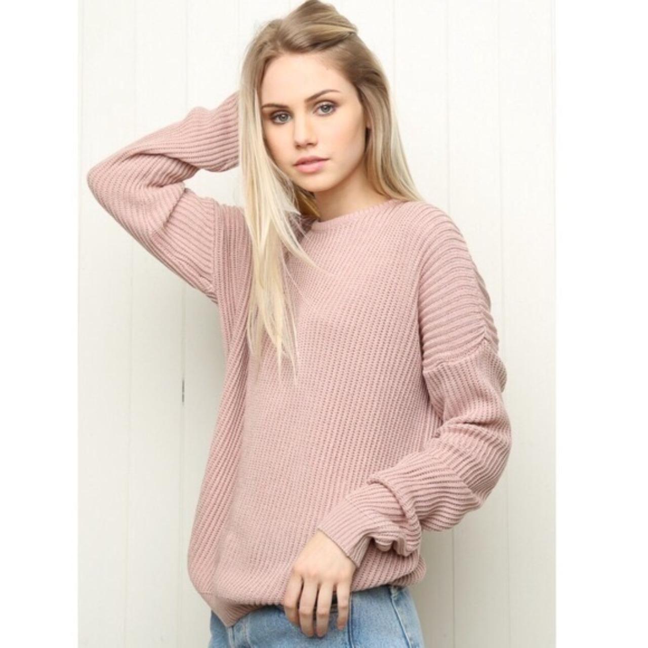 Brandy melville pink hot sale sweater