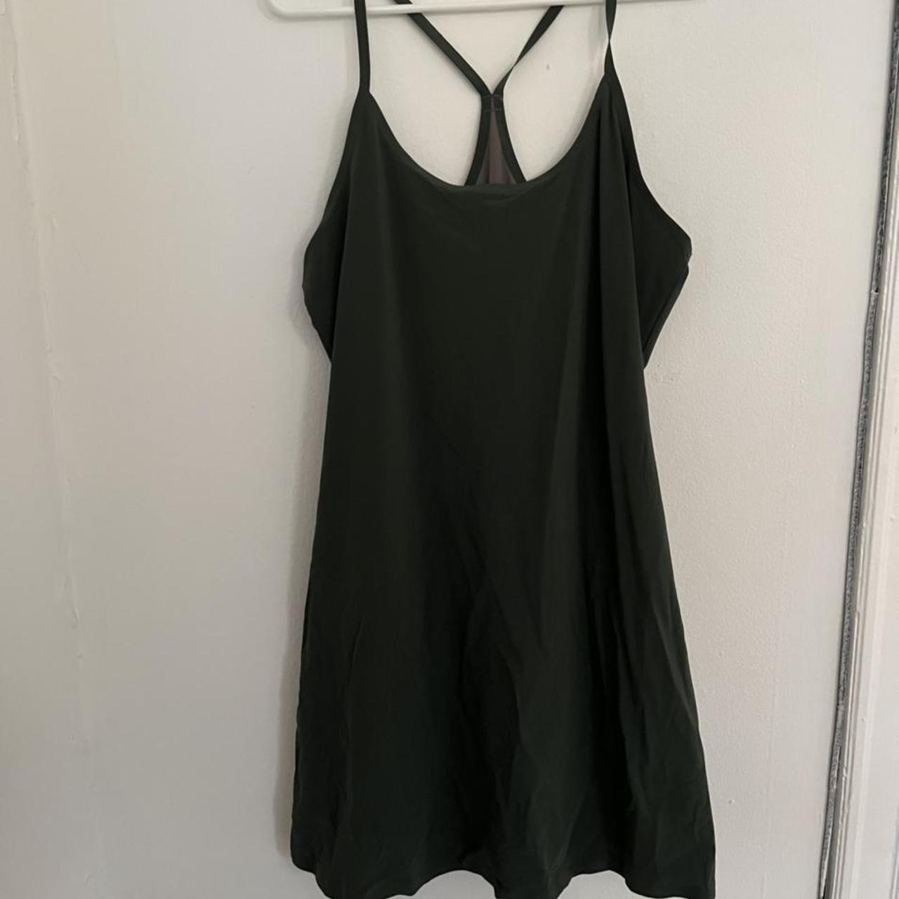 Outdoor Voices Women's Green Dress Depop