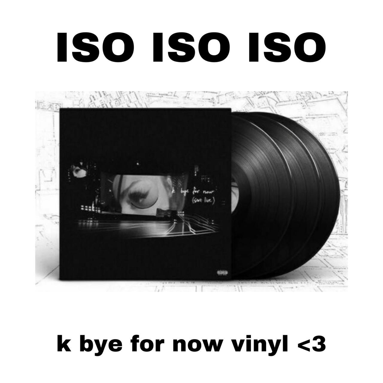 K on sale bye for now Vinyl