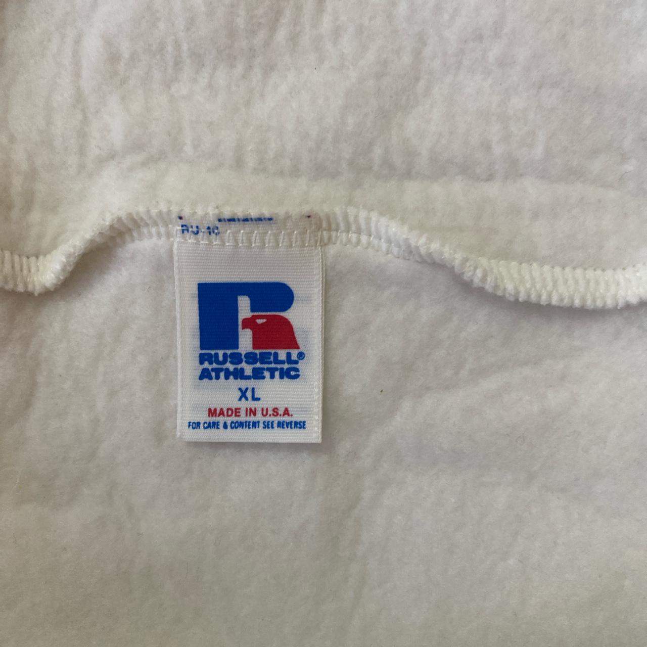 80’s white Russell sweatpants deadstock with tags... - Depop
