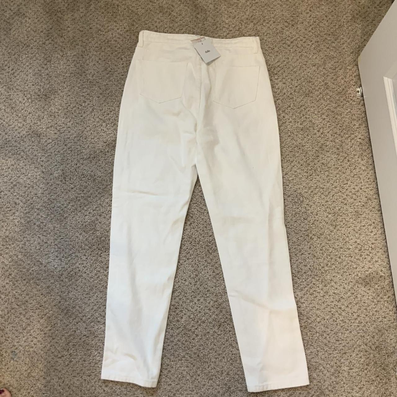 Adika White dragon jeans -size medium (fit... - Depop