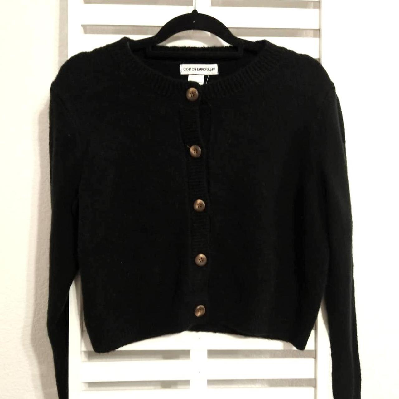 Women's Black Cardigan | Depop