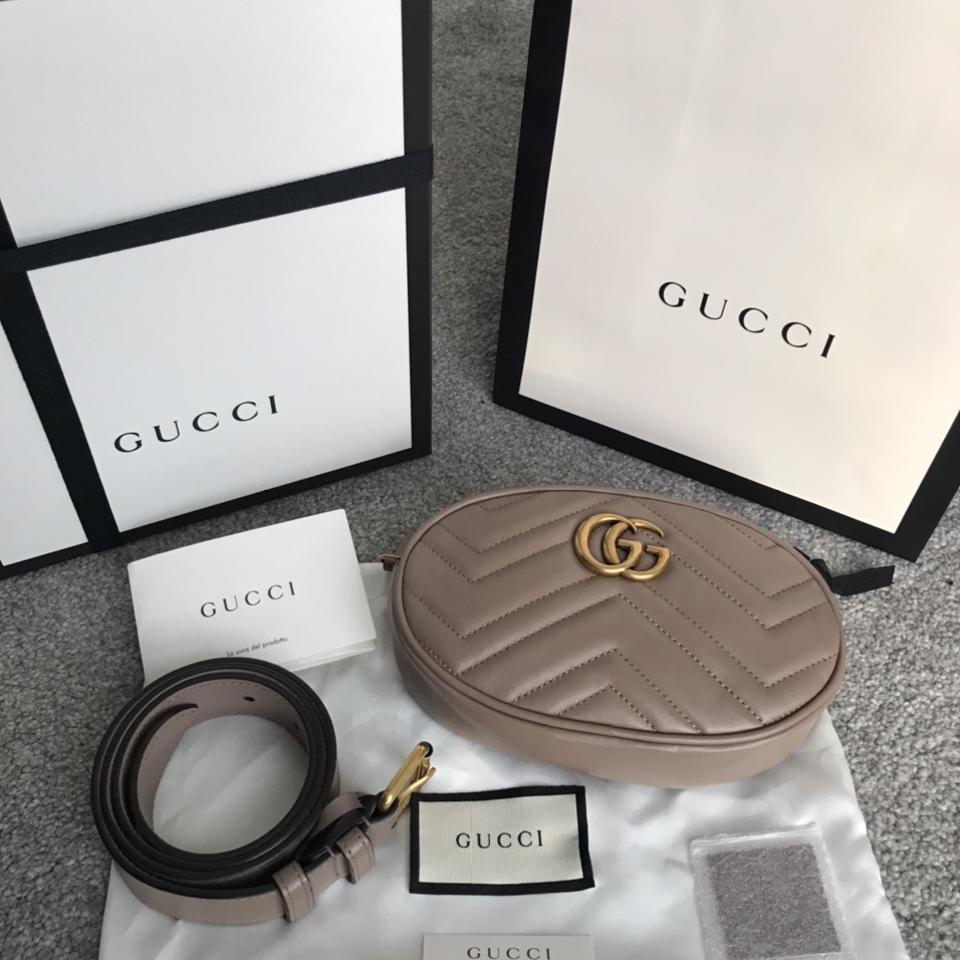 Gucci marmont red velvet bag , it's been a year - Depop #red