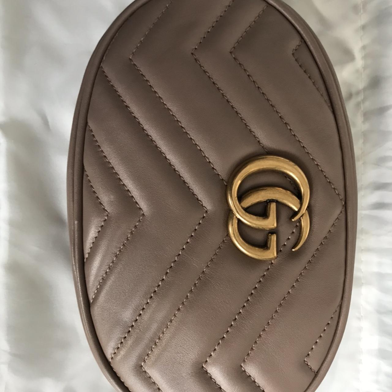 authentic gucci paper bag dark brown and gold gucci - Depop