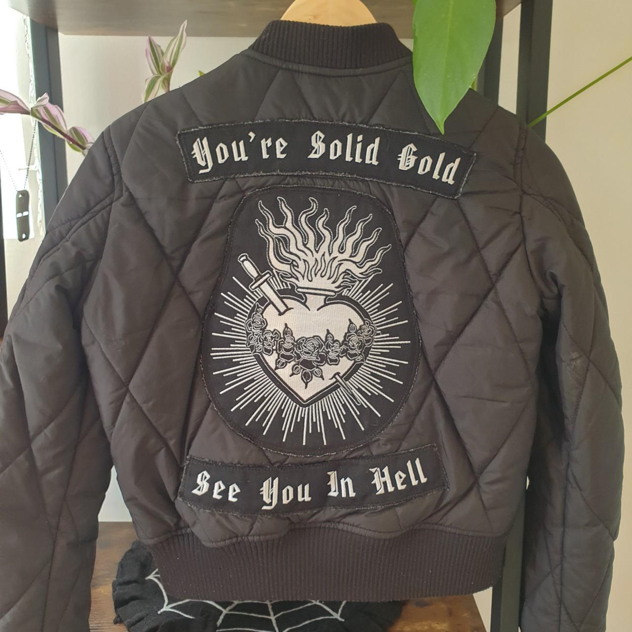 Mary Wyatt cropped sacred heart jacket. Perfect... Depop