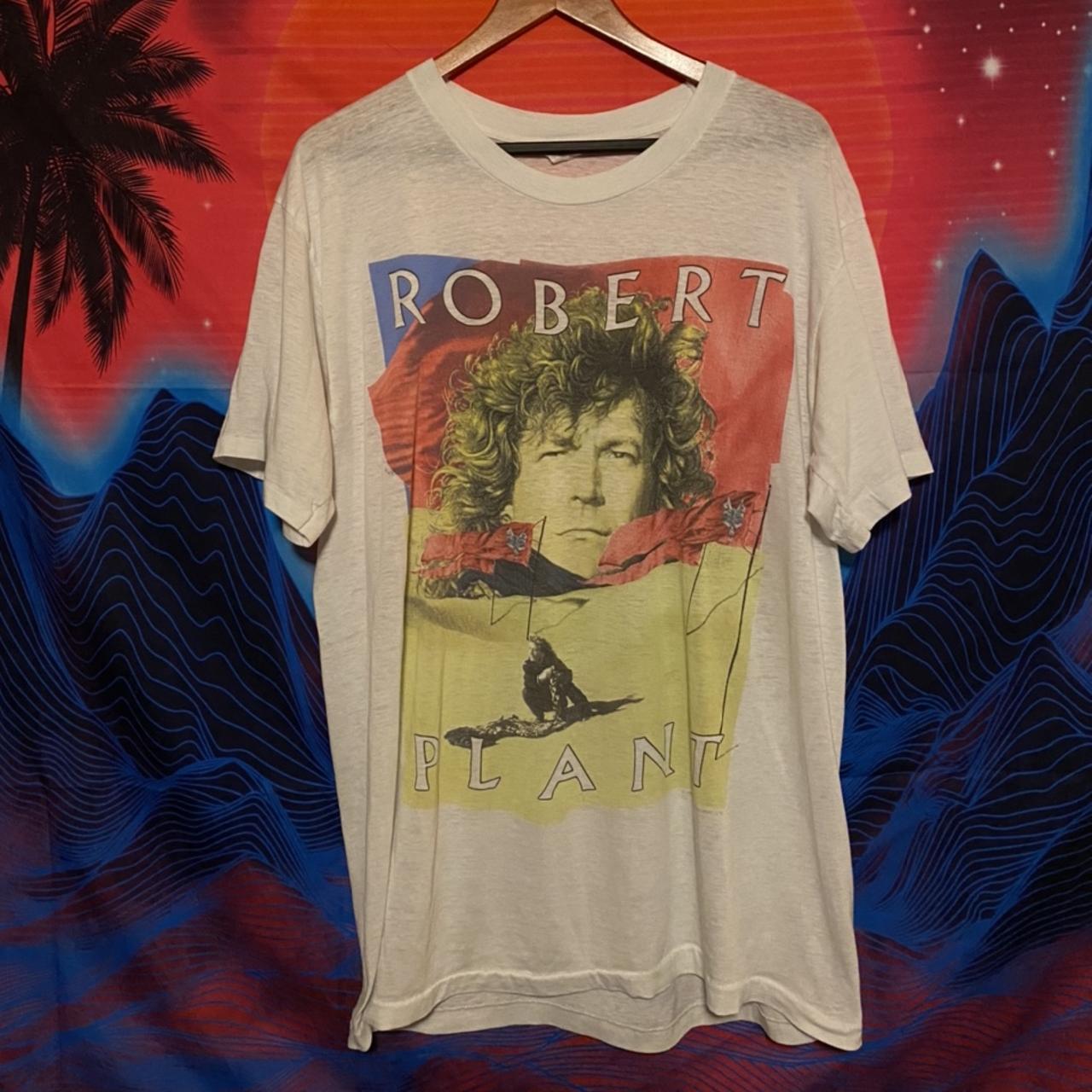 Robert Plant Non Stop Go Tour Shirt From 1988. - Depop