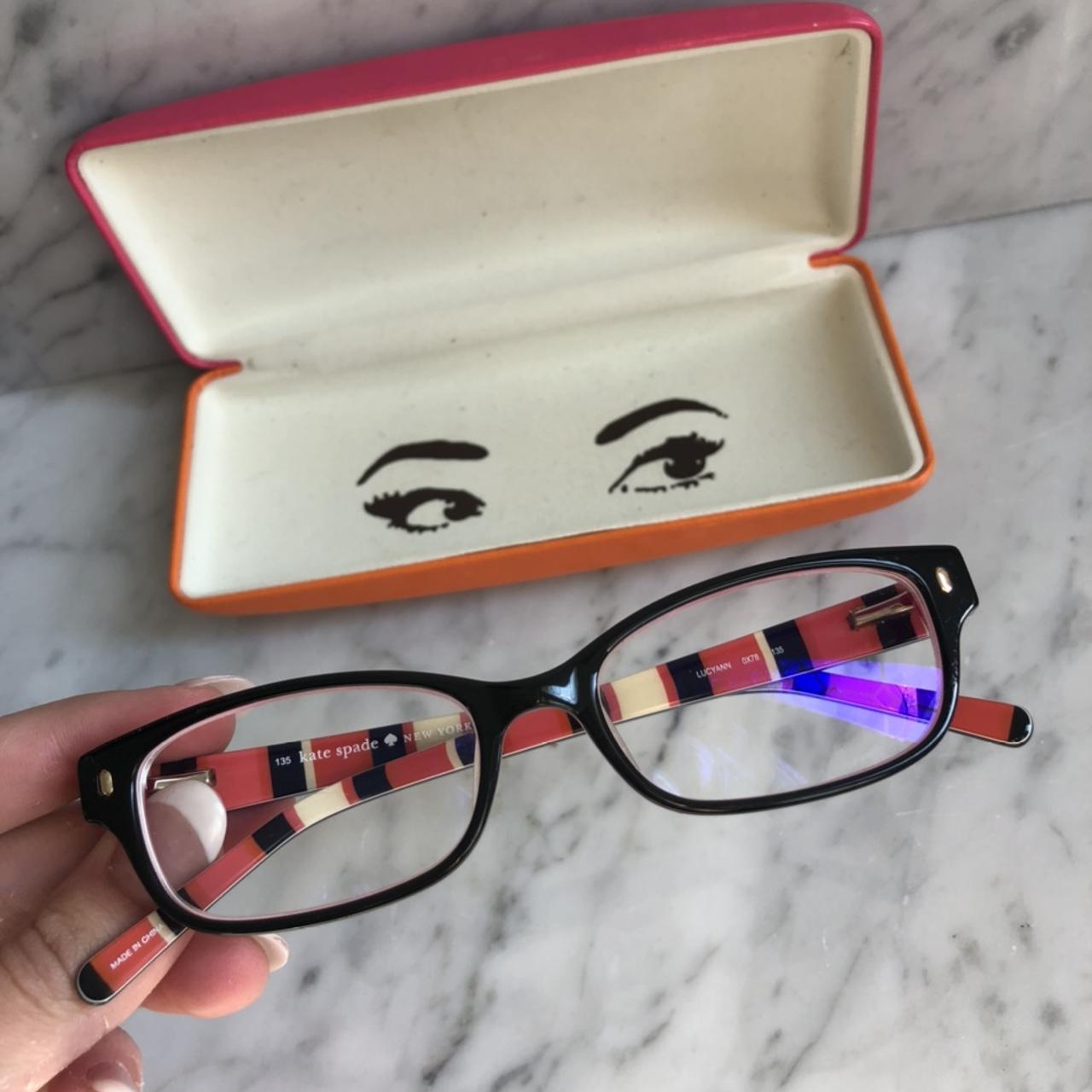 Kate Spade Sunglass Eyeglass Case Dimensions: 6.5 x - Depop