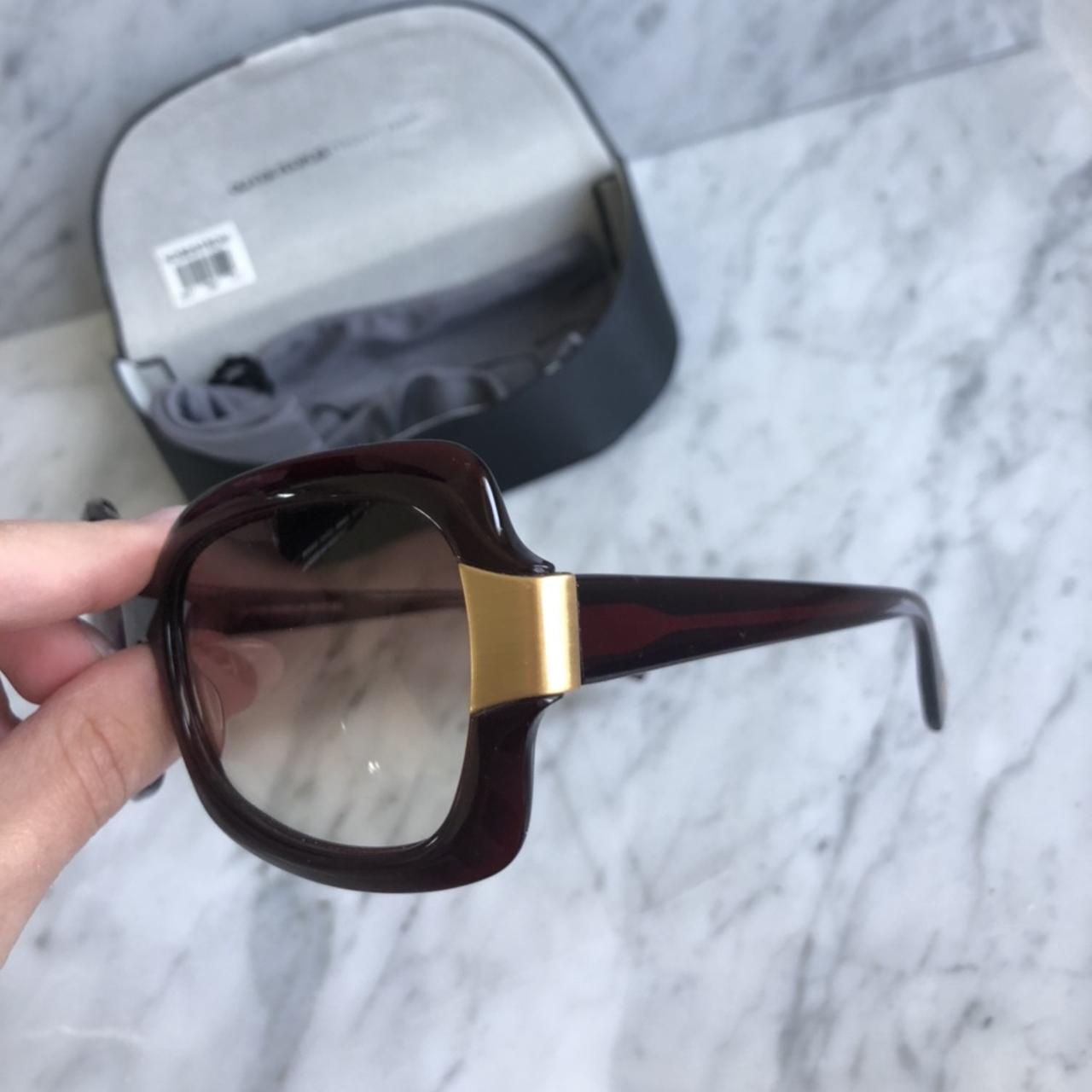 Oliver Peoples Women's Gold and Black Sunglasses (3)