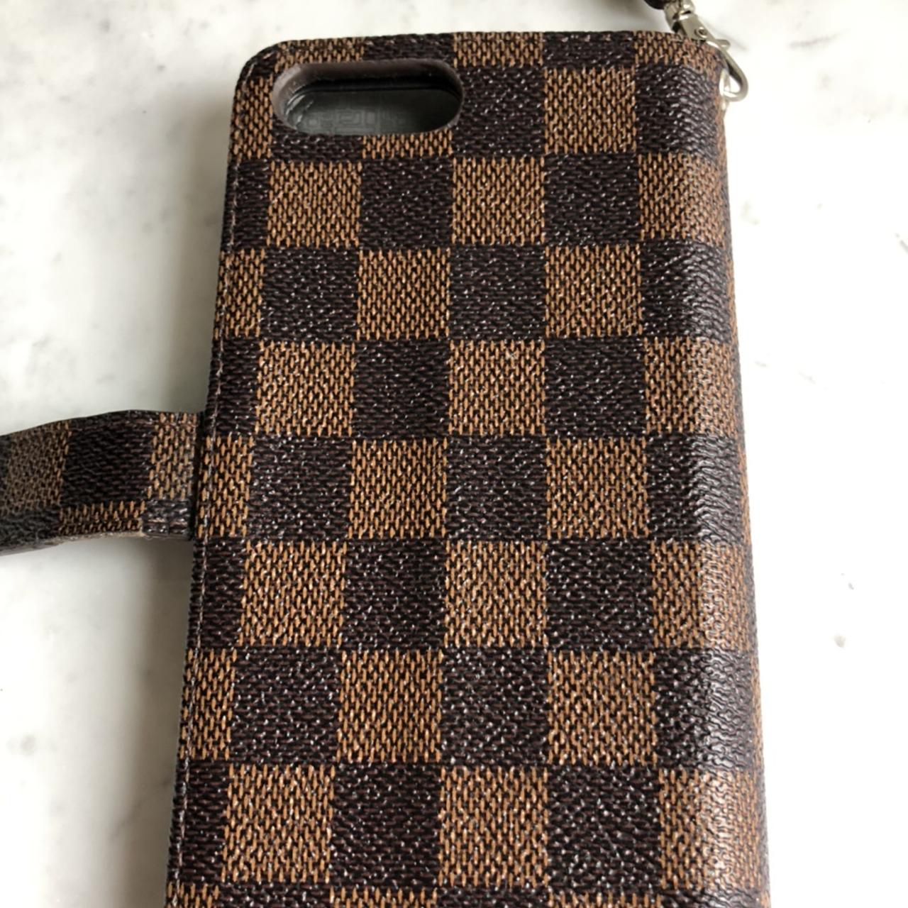 Louis Vuitton iphone wallet case WITH BOX perfect... Depop