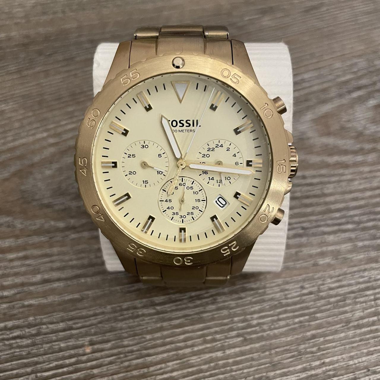 fossil crewmaster blue