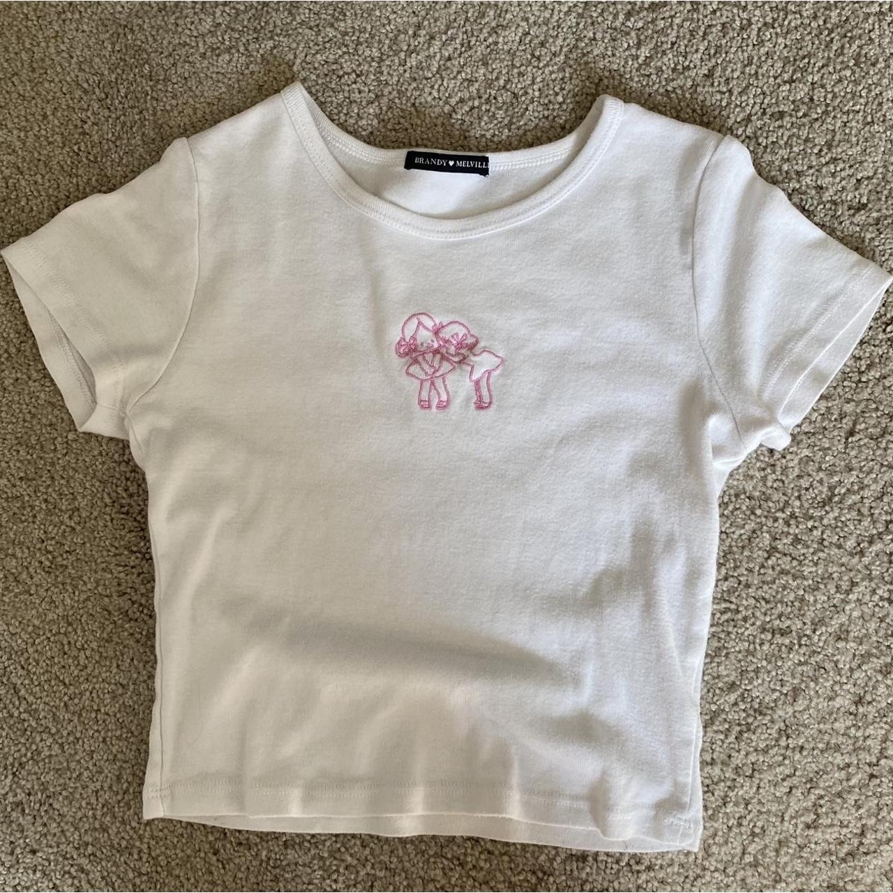 Rare brandy Melville whispering girls top not... Depop