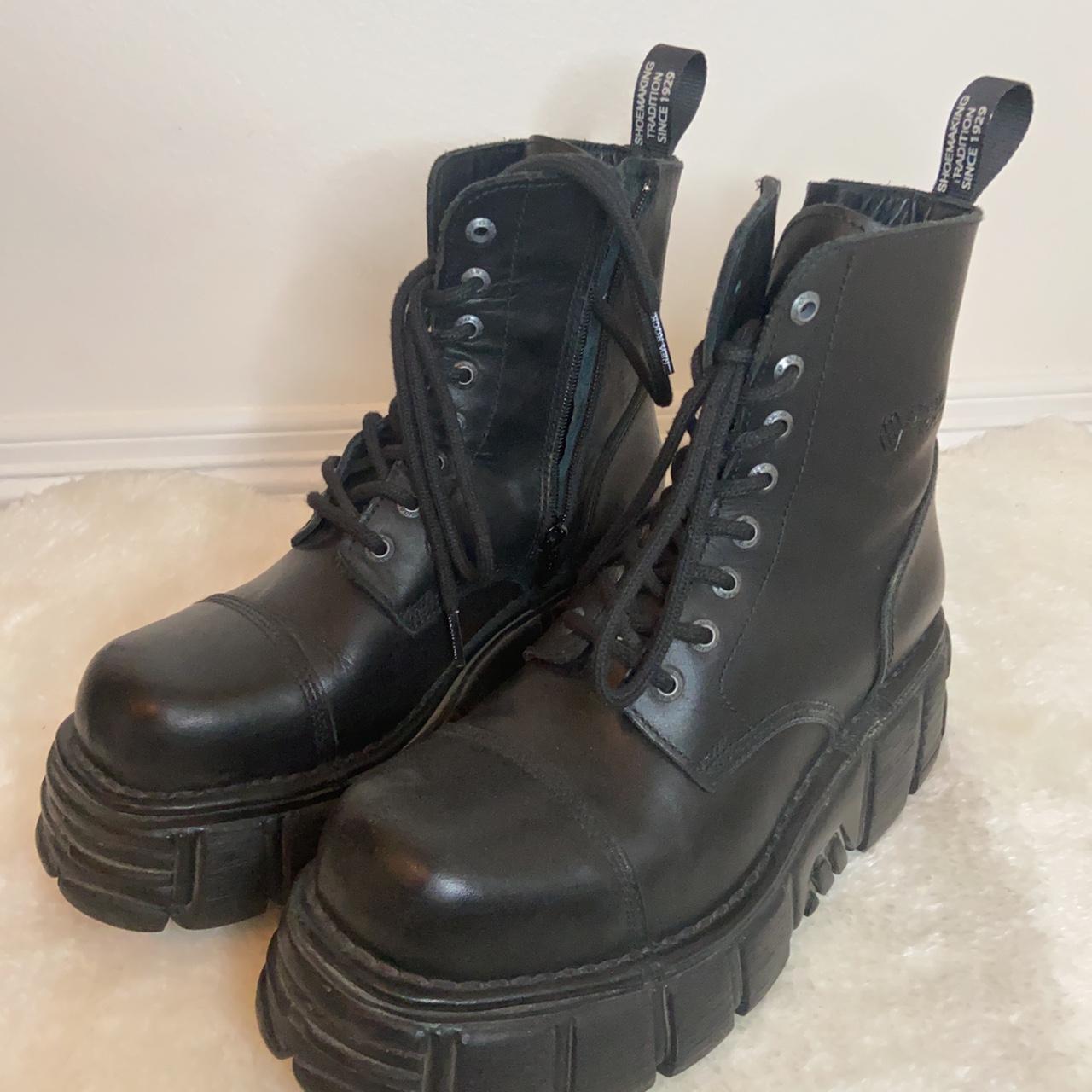 new rock knife combat boots