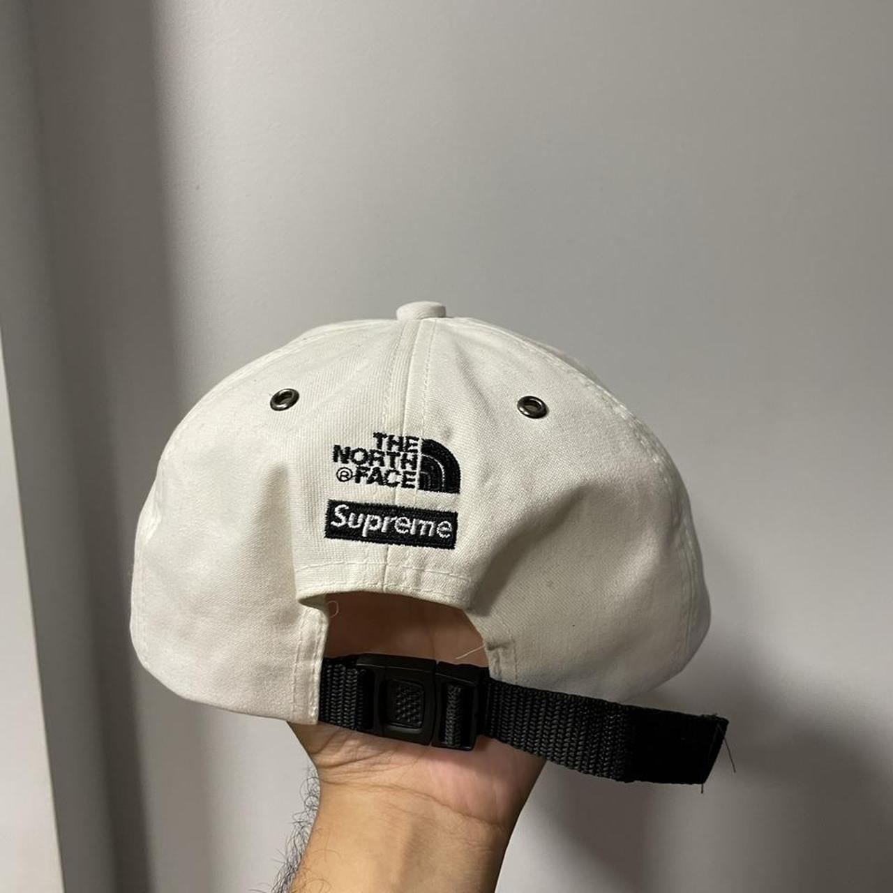 Supreme The North Face Mountain 6-Panel Hat White | Depop