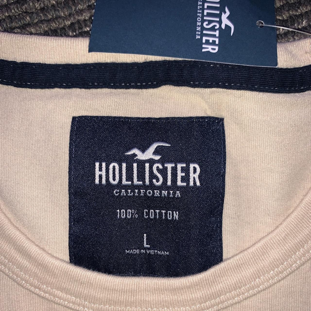 khaki Hollister Long Sleeve Size L good for the cold... - Depop