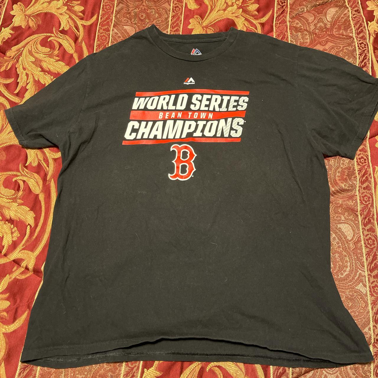 Red Sox 2018 World Series Champs Tshirt Size L 100% - Depop