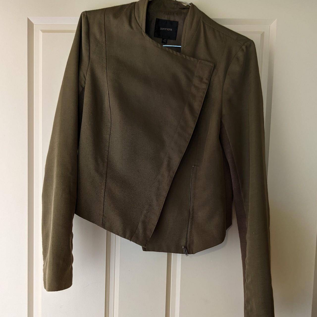 Women's Khaki Jacket Depop