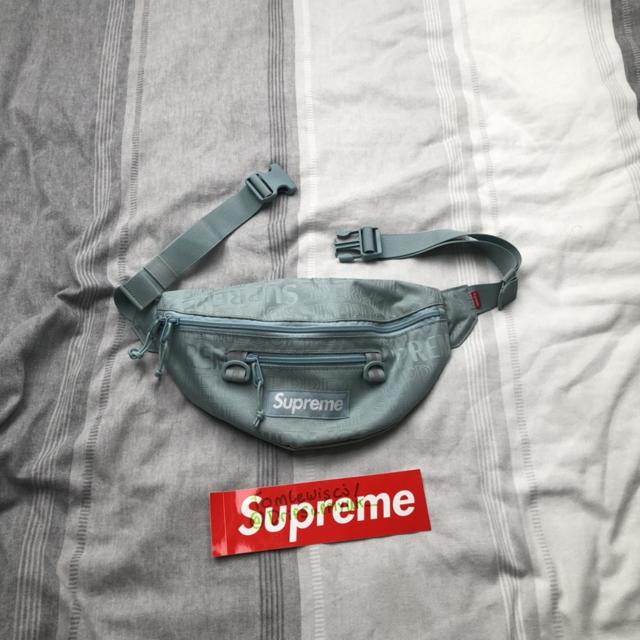 Fake supreme waist bag hot sale