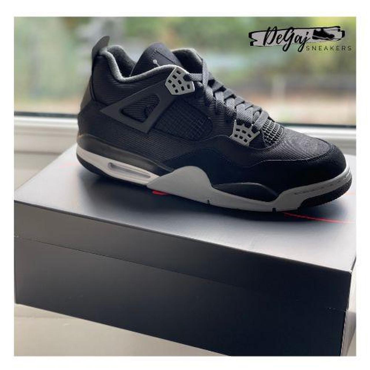 Jordan 4 Black Canvas UK Size 11 #Jordan #Jordan4... - Depop