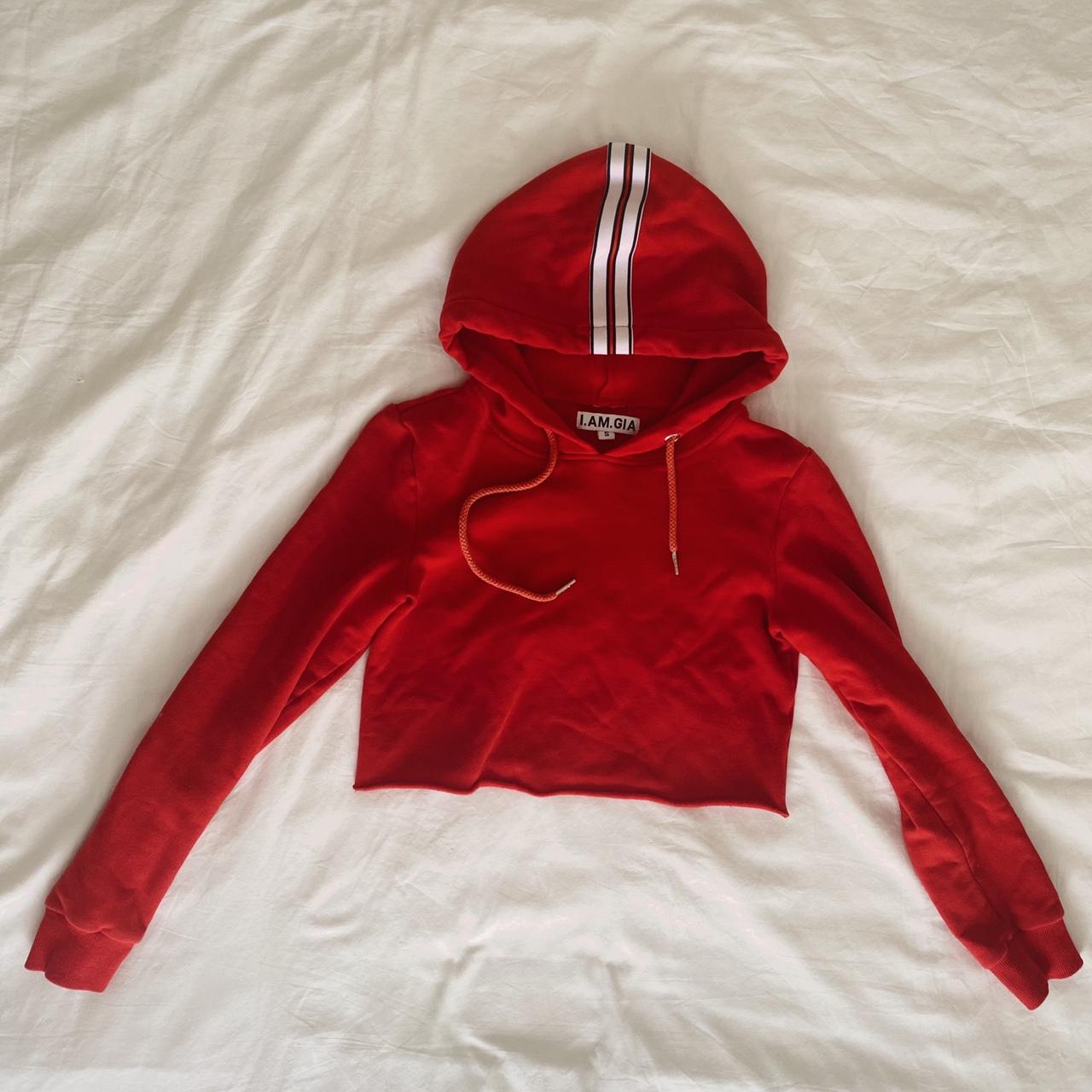 I am 2024 gia red hoodie