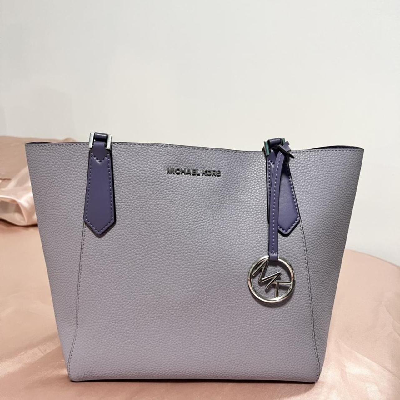 Michael Kors Purple Tote Bag 13.5 10.5 L x 9.5 H