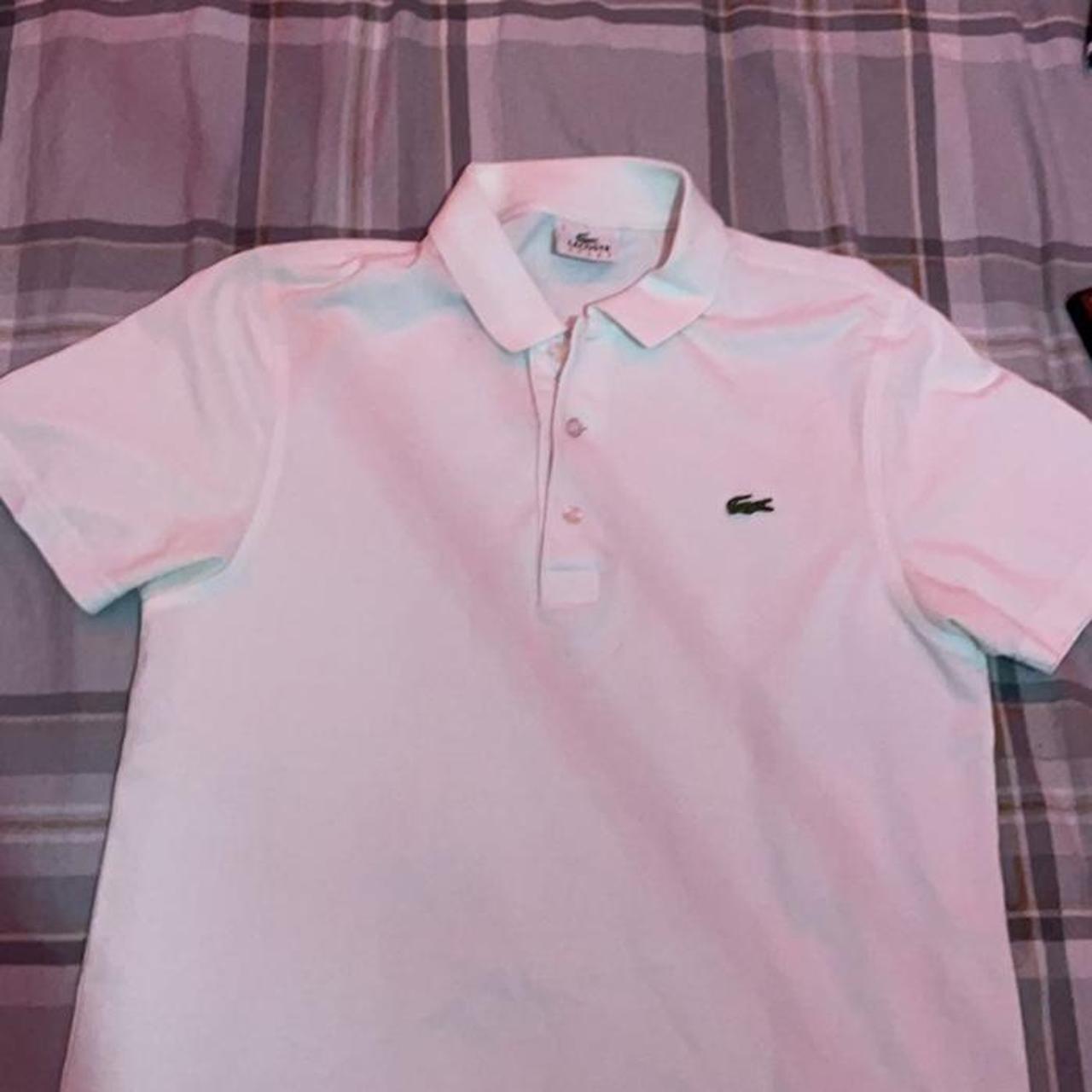 Size Medium Lacoste Polo Shirt WHITE SPORT 3 Depop