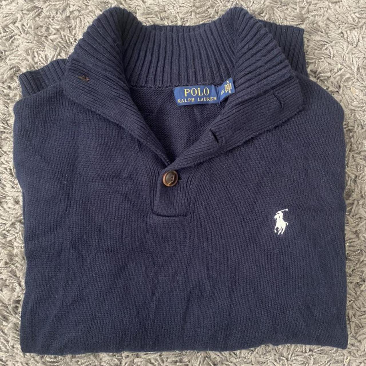 Vintage Polo Ralph Lauren Button Up Jumper Mens Depop