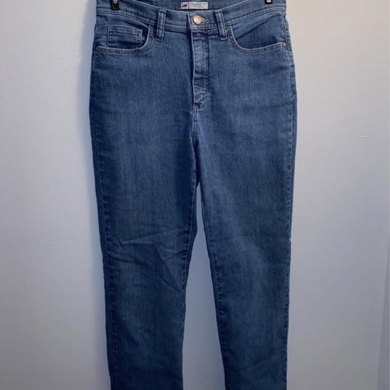 lee straight leg baggy jeans from the 90s! super... - Depop